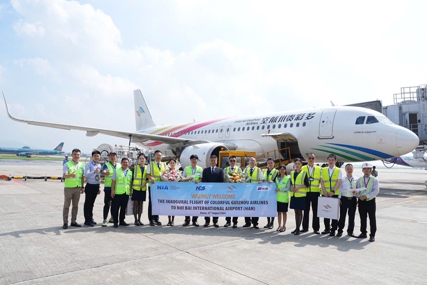 Colorful Guizhou Airlines opens Guiyang-Hanoi route